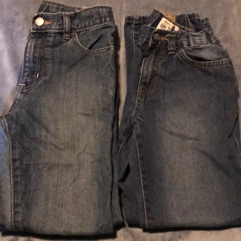 2 pairs of boys jeans